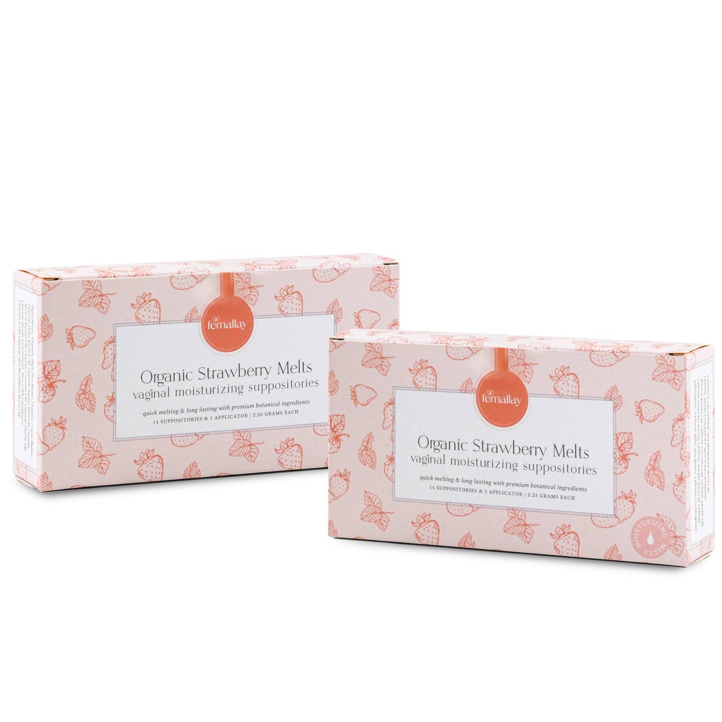 Vaginal Suppositories Organic Strawberry Melts | FEMALLAY | Muse Ever After