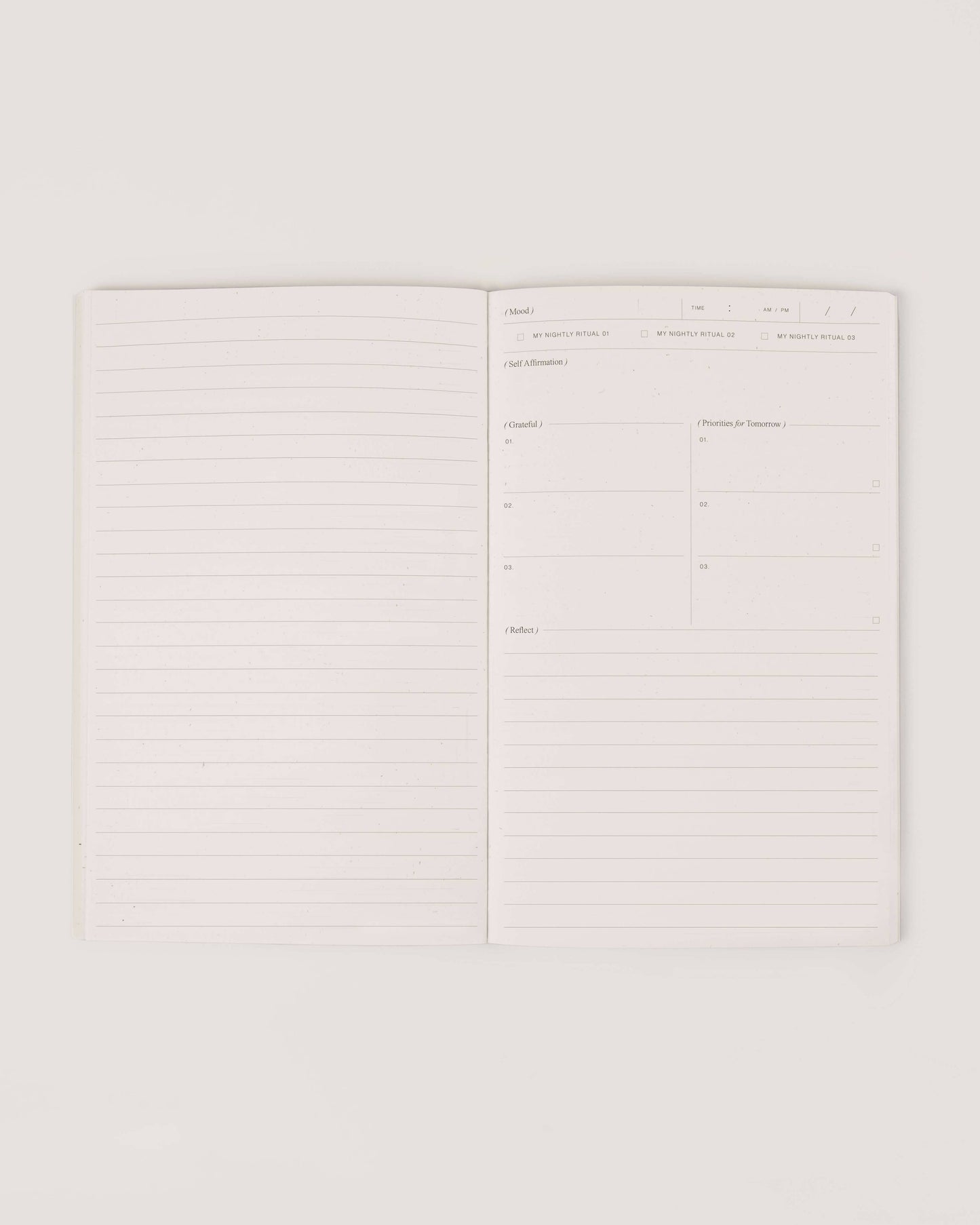 Night Routine Journal | WILDE HOUSE PAPER | Muse Ever After
