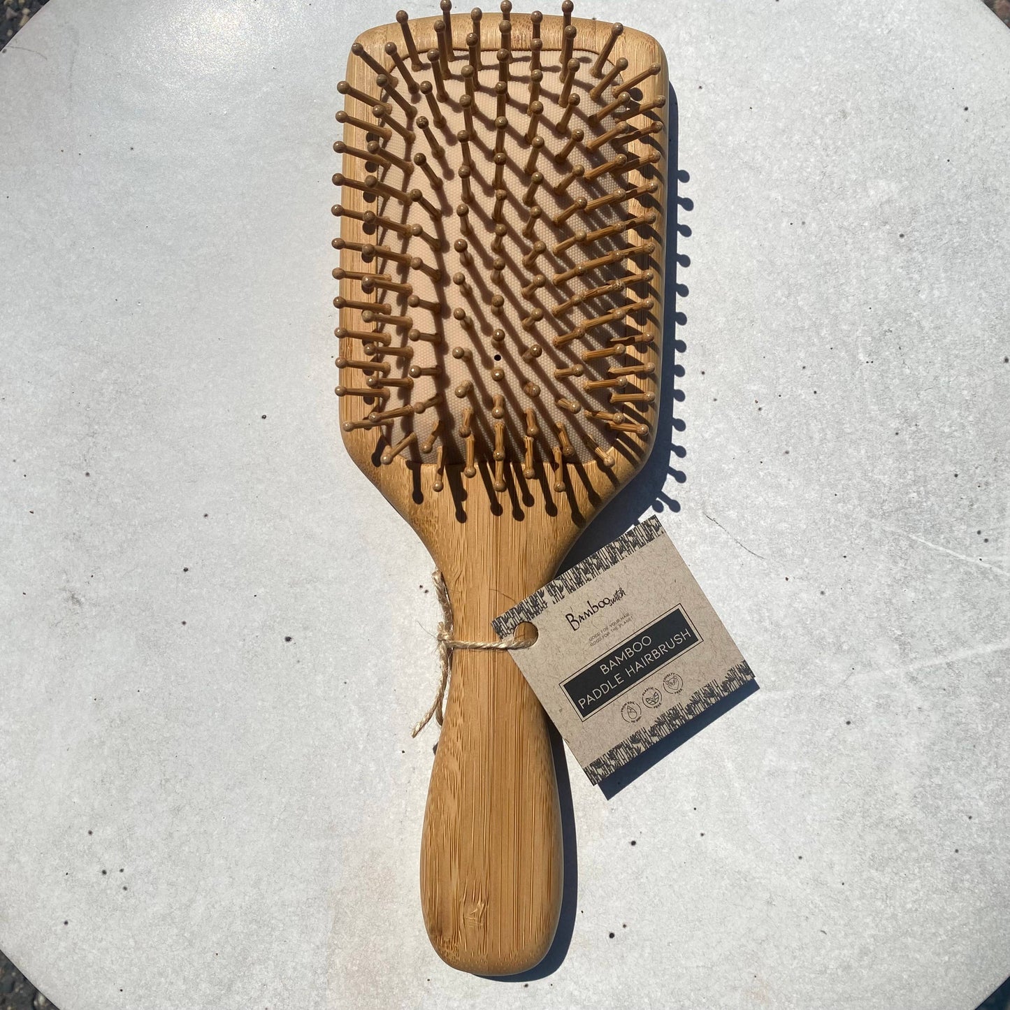 Bamboo Paddle Wooden Hairbrush | Muse Ever After