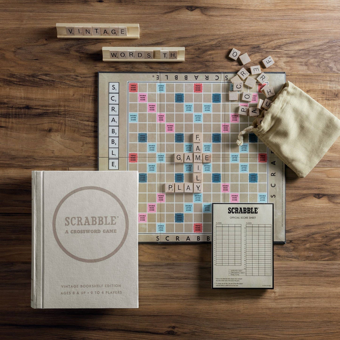 Scrabble Vintage Bookshelf Edition | Muse Ever After