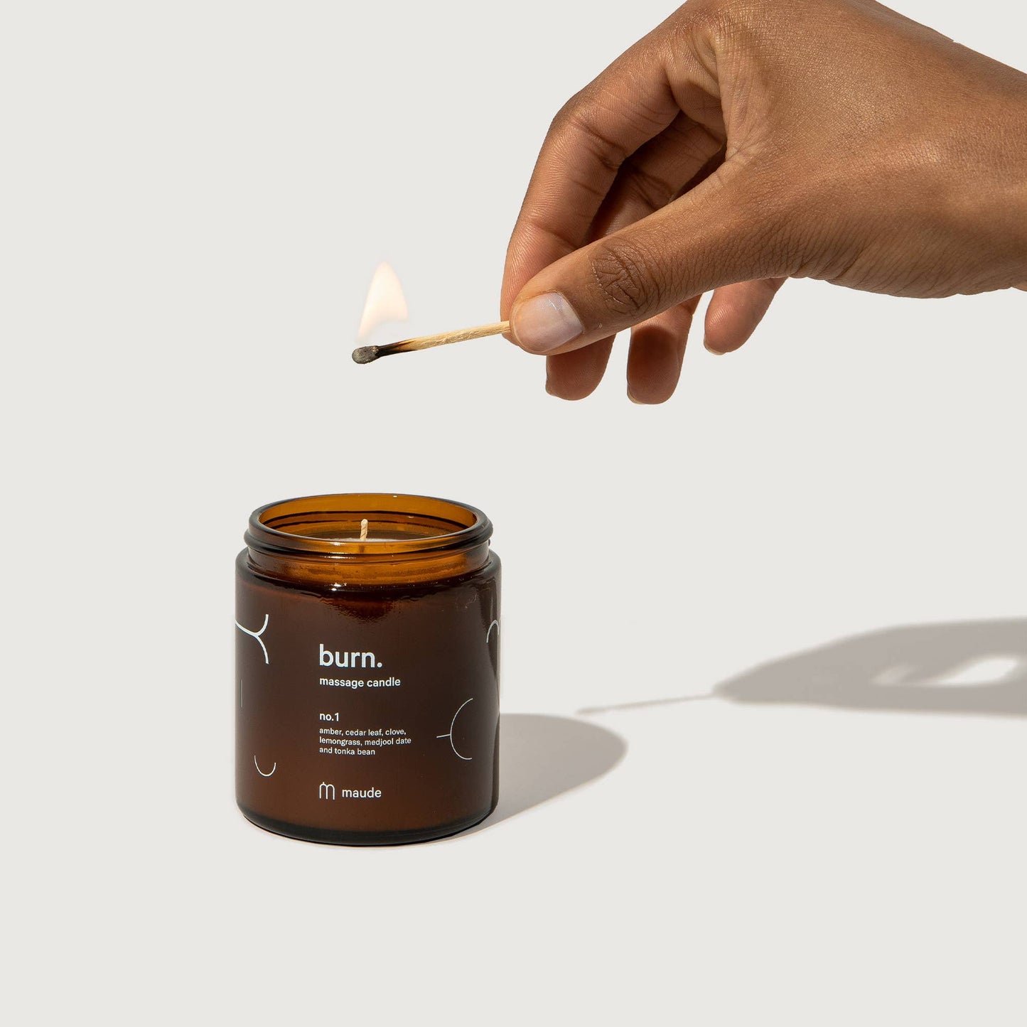 Massage Candle Burn No. 1 | MAUDE | Muse Ever After