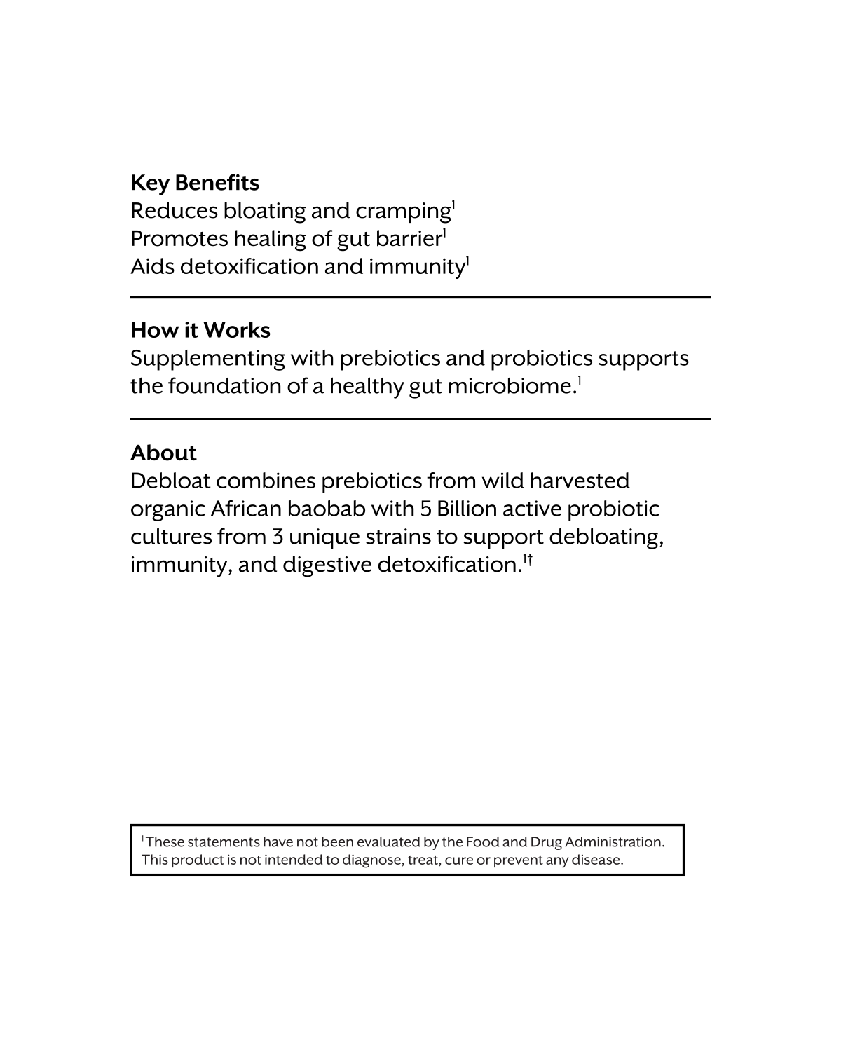 Debloat: Prebiotic + Probiotic: Florida Orange | PROMIX | Muse Ever After