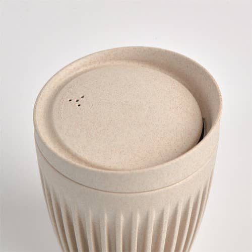 Reusable Coffee Cup 8oz Natural | HUSKEE | Muse Ever After