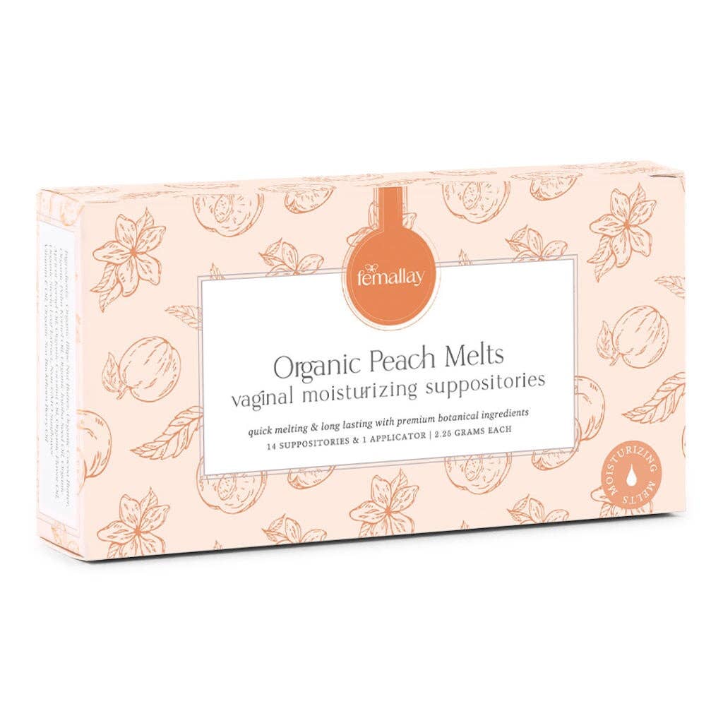 Vaginal Suppositories Organic Peach Melts | FEMALLAY | Muse Ever After