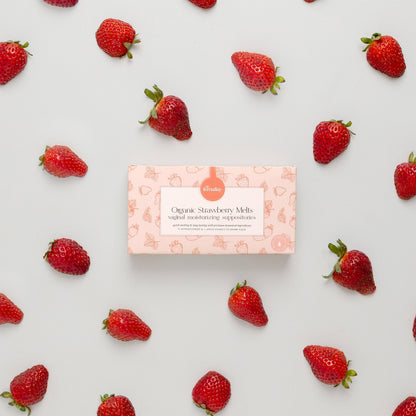 Vaginal Suppositories Organic Strawberry Melts | FEMALLAY | Muse Ever After