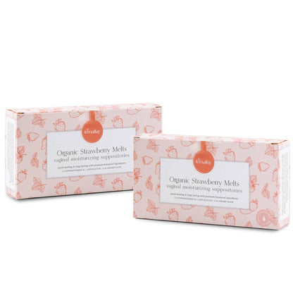 Vaginal Suppositories Organic Strawberry Melts | FEMALLAY | Muse Ever After