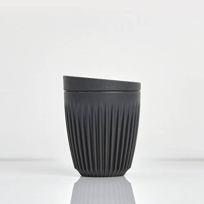 Reusable Coffee Cup 8oz Black | Huskee | Muse Ever After
