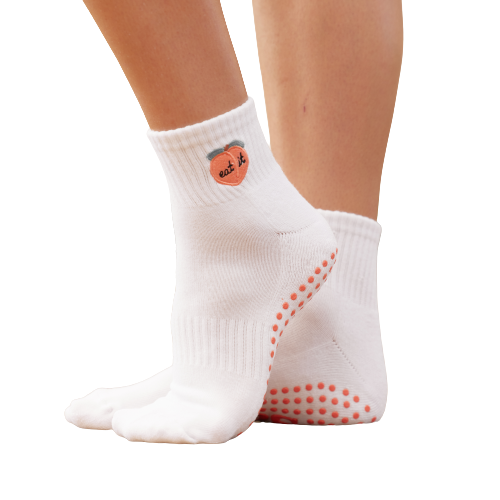 Eat It Peachy Pilates Socks | SOULS. | Muse Ever After