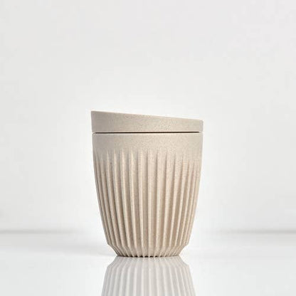 Reusable Coffee Cup 8oz Natural | HUSKEE | Muse Ever After