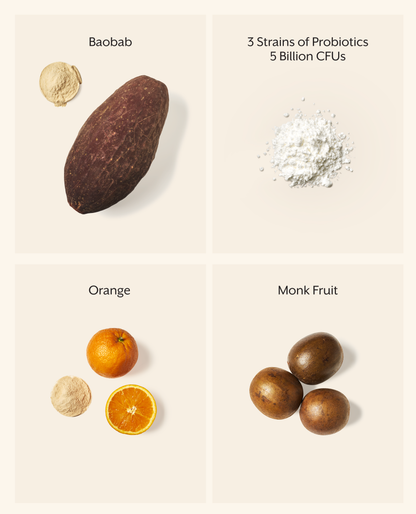 Debloat: Prebiotic + Probiotic: Florida Orange | PROMIX | Muse Ever After