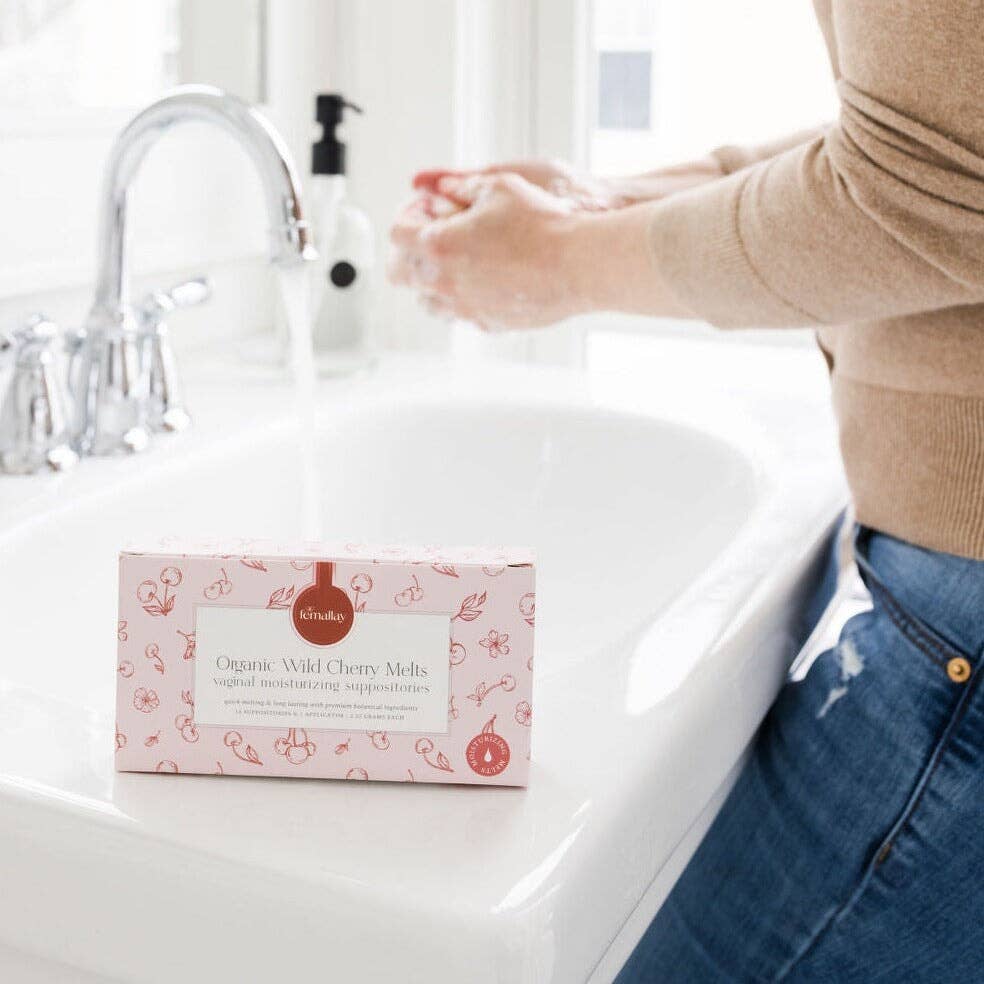 Vaginal Suppositories Organic Strawberry Melts | FEMALLAY | Muse Ever After