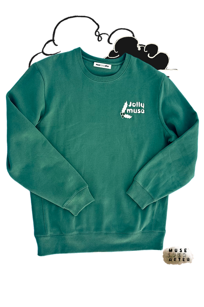 Jolly Muse | Embroidered Crewneck Sweatshirt | Muse Ever After
