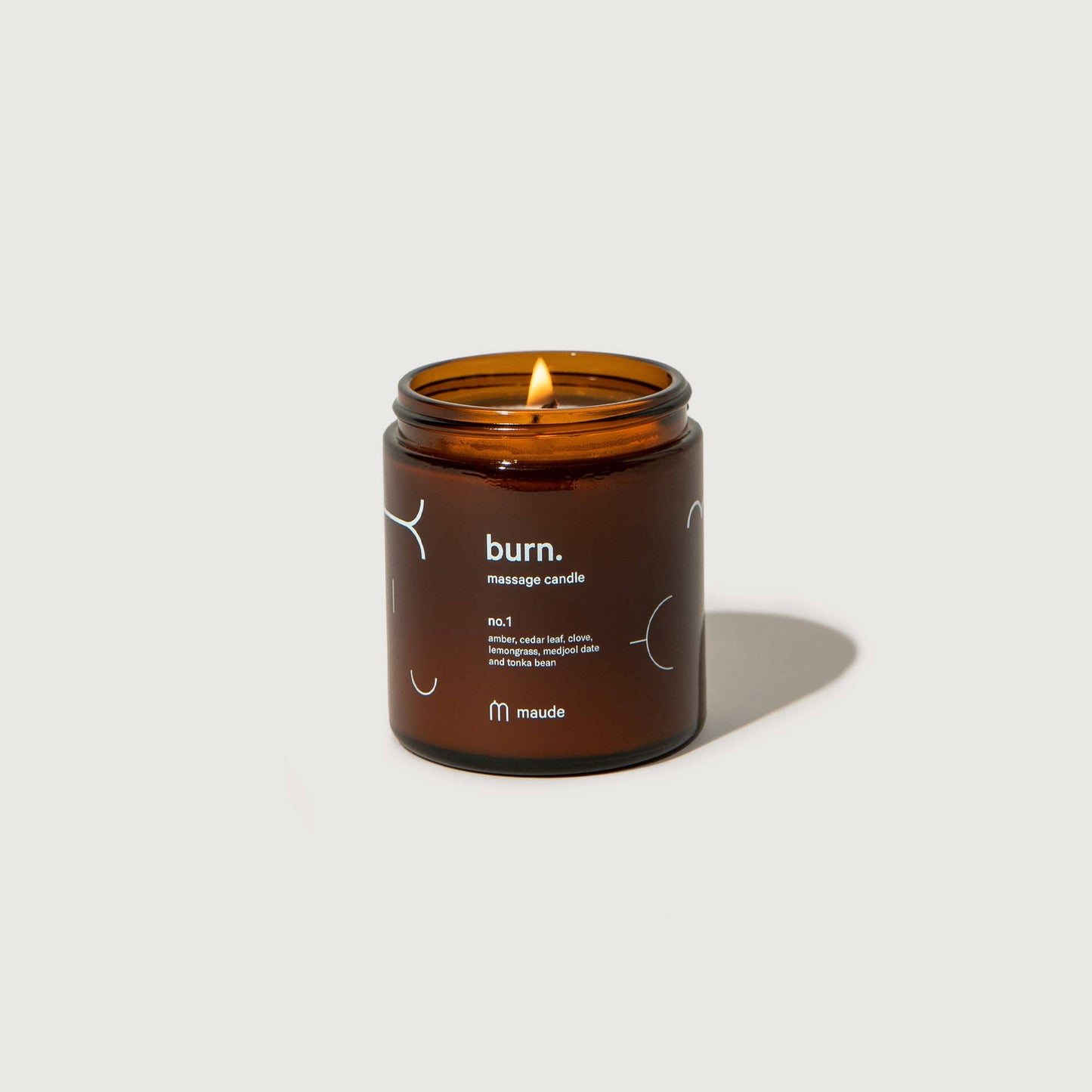 Massage Candle Burn No. 1 | MAUDE | Muse Ever After