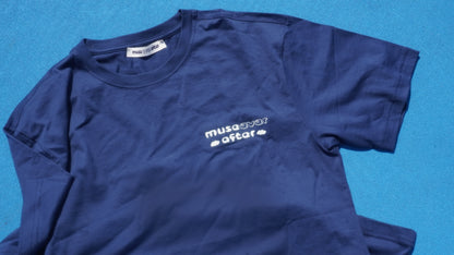 Muse Ever After® Logo T-Shirt - Navy / Cream | Muse Ever After
