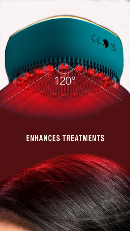 Rödljus hårbottenmassageapparat | Vanliga frågor | Muse Ever After