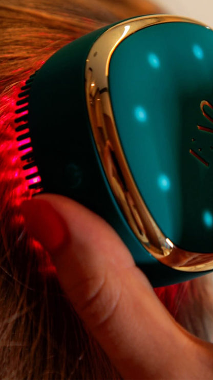 Rödljus hårbottenmassageapparat | Vanliga frågor | Muse Ever After