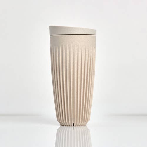 Reusable Coffee Cup 16oz Natural | Huskee | Muse Ever After