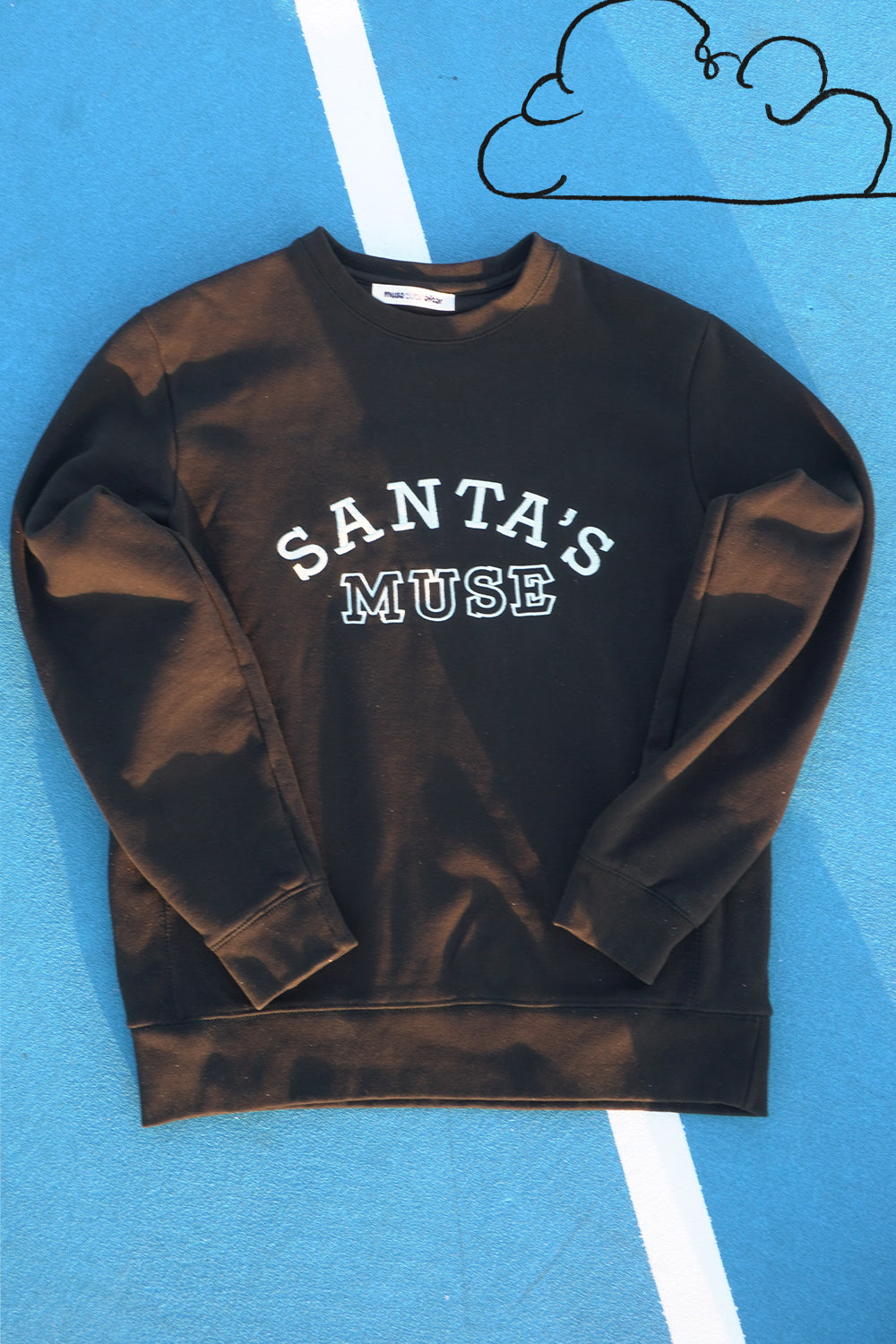 Santa's Muse | Christmas Crewneck Sweatshirt | Muse Ever After
