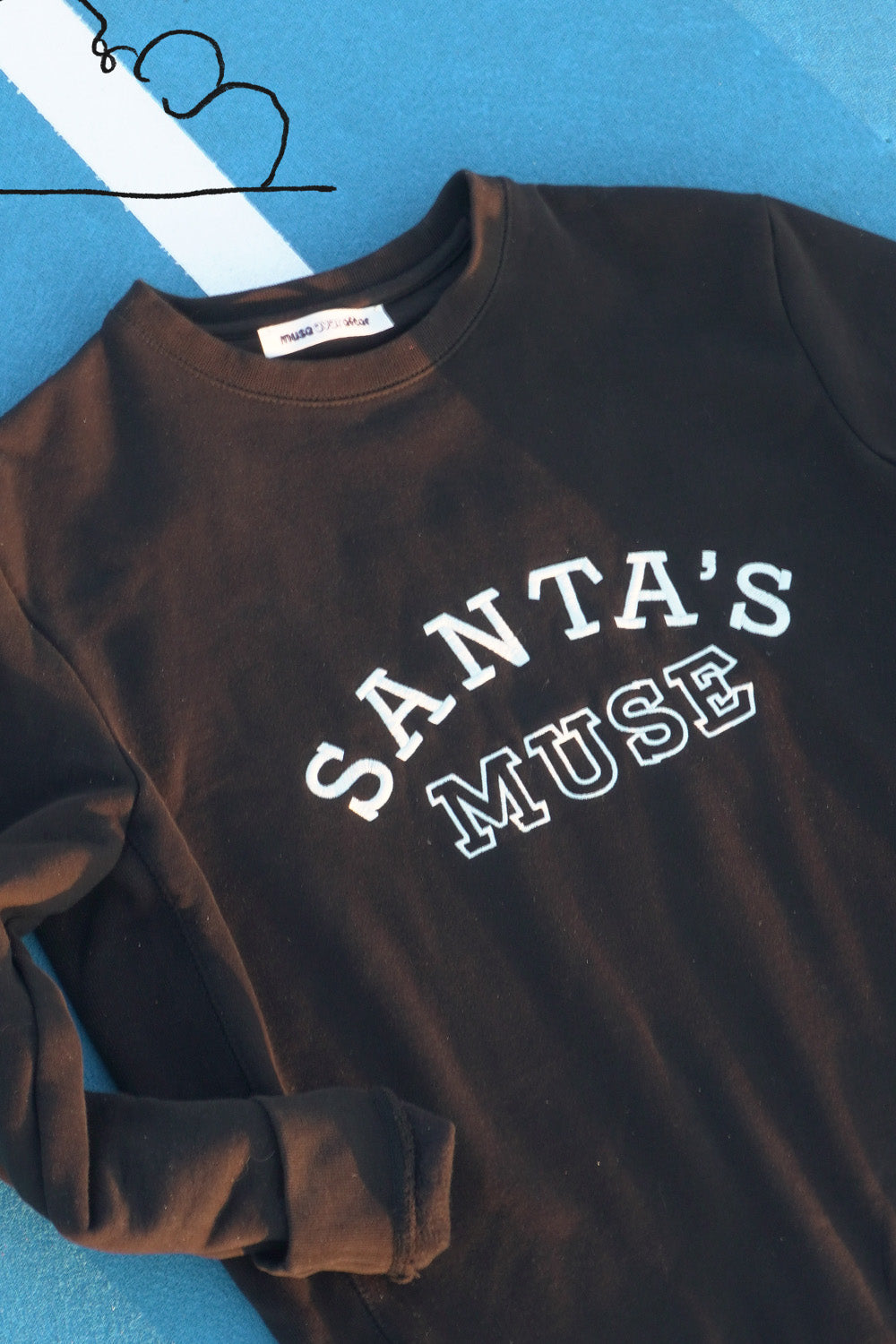 Santa's Muse | Christmas Crewneck Sweatshirt | Muse Ever After