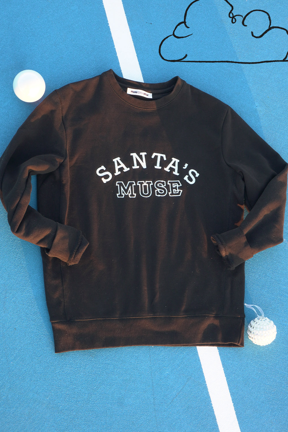 Santa's Muse | Christmas Crewneck Sweatshirt | Muse Ever After