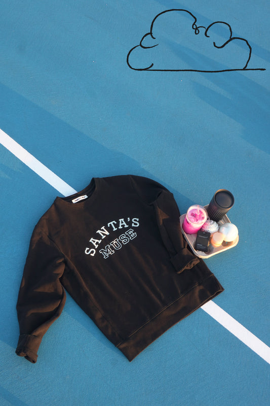 Santa's Muse | Christmas Crewneck Sweatshirt | Muse Ever After
