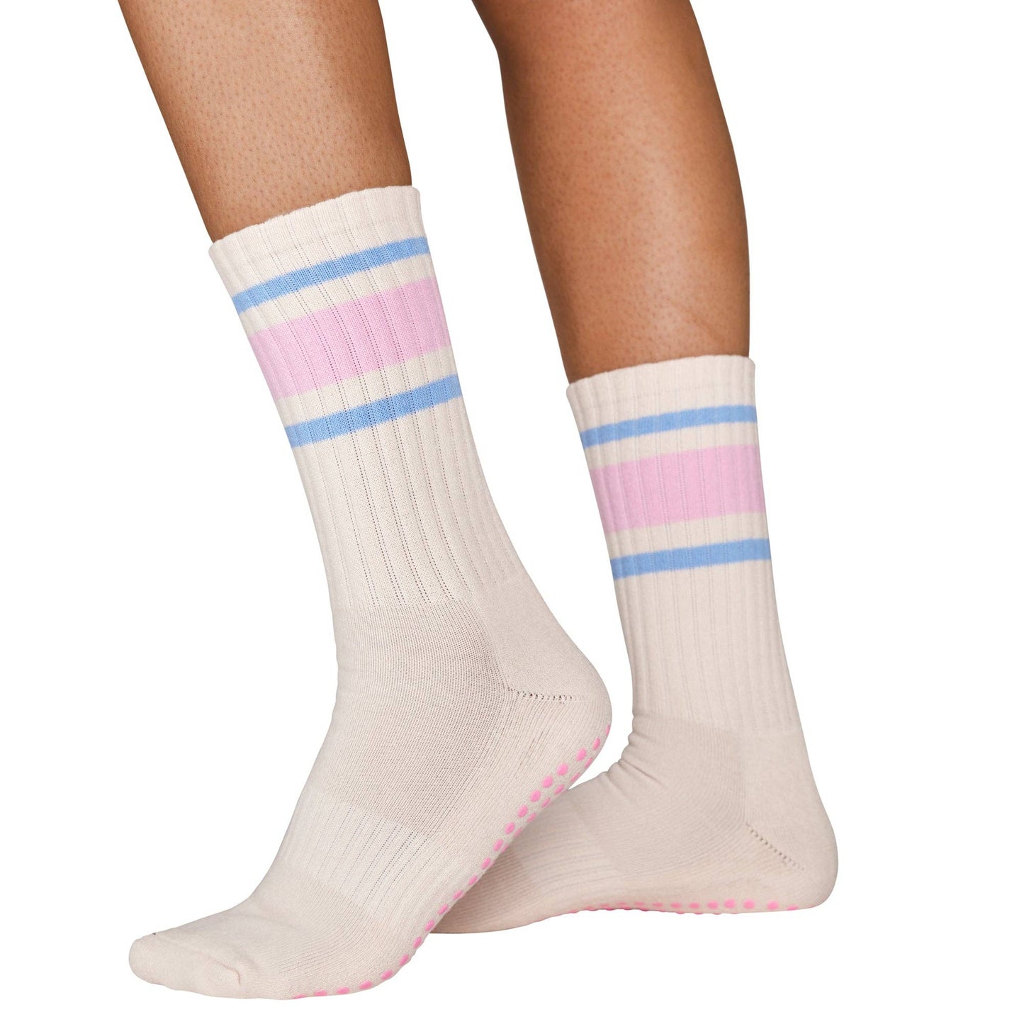 Pink Retro: Pilates Socks